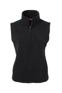 Jeni B Ladies Vest Microfleece