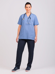 Unisex Arlo Scrub Top - Sky