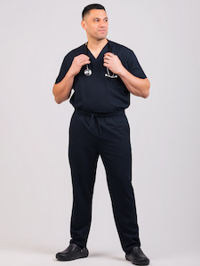 Unisex Arlo Scrub Top - Midnight