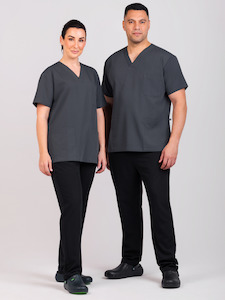 All: Unisex Arlo Scrub Top - Gunmetal