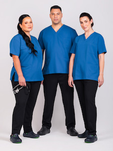 All: Unisex Arlo Scrub Top - Cobalt