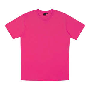 T Shirts: Outline Tee - Hot Pink