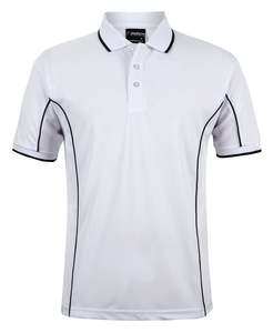 Men's Poly Piping Polo SSL