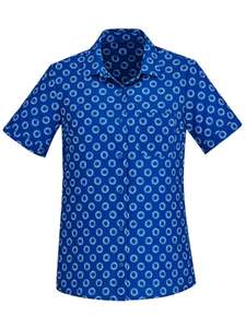 Womens Florence Daisy Print Short Sleeve Shirt