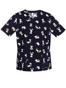 Bizcare: Best Friends Womens Scrub Top