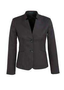 Corporate Office Wear: Ladies Short Jacket Reverse Lapel
