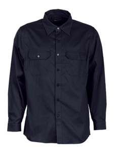 Bocini: Unisex Adults Cotton Drill Work Shirt L/S