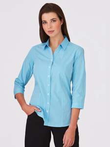 Blouses And Tops: Pippa check 3/4 sleeve blouse