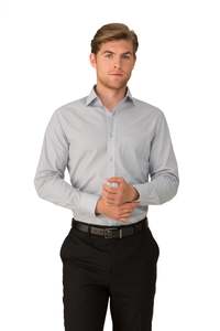 Retail Business Casual: Shadow Check Mens Shirt LSL