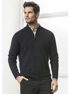 Merino Collection: Mens 80/20 Half Zip Pullover