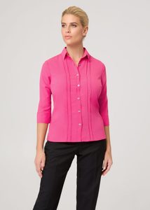 City Stretch Spot Blouse 3/4 Sleeve