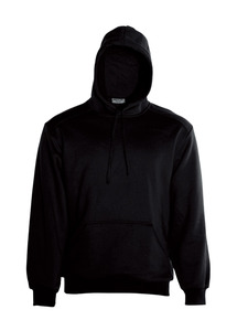 Sweatshirts Hoodies: Unisex Pull Over Hoodie - Black