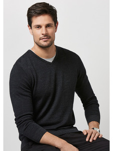 Merino Collection: Mens Merino V Neck Pullover