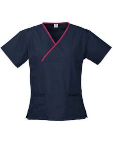 Biz Collection: Ladies Crossover Scrub Top