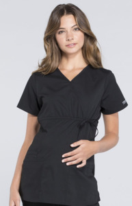 Cherokee: Maternity Mock Wrap Top