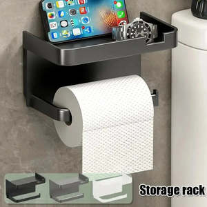 Products: Toilet Paper Holder Plastic Storage Rack Kitchen Towel Placement Of