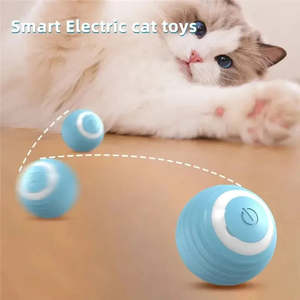 Products: Cat Interactive Ball Training Self-moving Kitten Electric Cat Ball