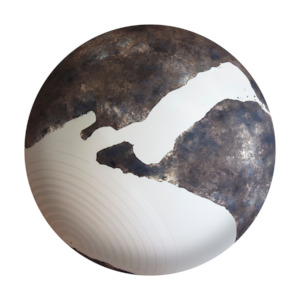 Luke Calder: Hidden Island (Silver On White)