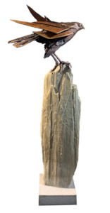 Simon Max Bannister: Falcon On Schist