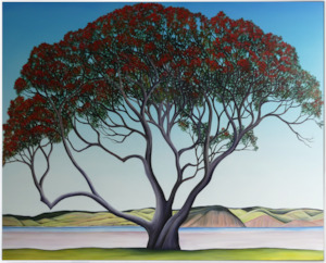 Michael Moore: Coastal Pohutukawa No III