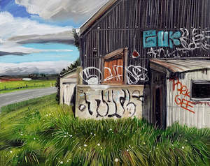 Sam Foley: Old Barn, Near Ashburton II
