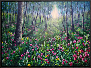 Campions in the woodlands