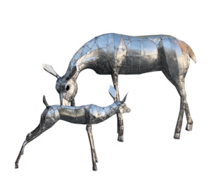 Elisha Jordan: Mother and Baby Deer