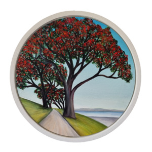 Road through the Pohutukawa