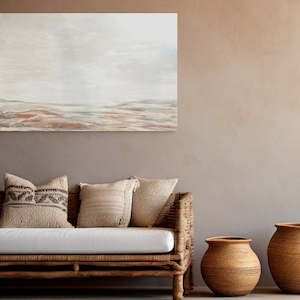 Blush: Dusky Rose Abstract