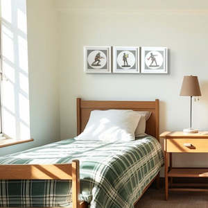 Green: Water Army framed, set of three