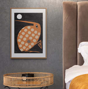 Aba Birds: Little Spotted Kiwi - Orange