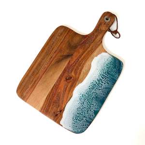 Ocean Wave Serving Board Square