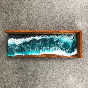 Timber Ocean Resin Shelf