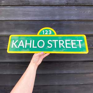 Sesame Street Name Sign