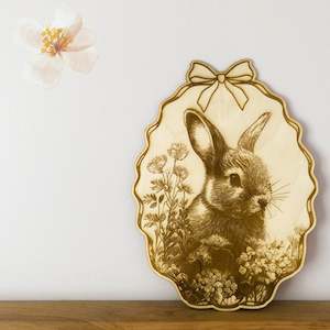 Garden Bunny Wall Hanging