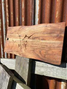 Fishing Definition (Marlin) Wooden Board