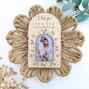 Personalised Gifts: Photo Frame Fridge Magnet - Mothers Day