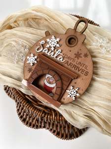 Santa Countdown Ornament