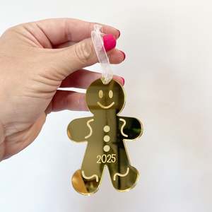 Personalised Gifts: Gingerbread Man Decoration