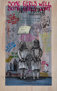 Some Girls Will-Large mounted print – Art By Kirst