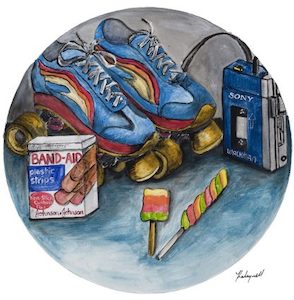 Products: Night at the Rink Fine Art print – Art By Kirst