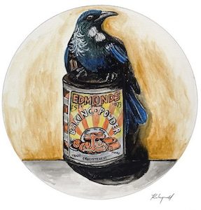 Products: Tui on Baking Powder – Art print – Art By Kirst