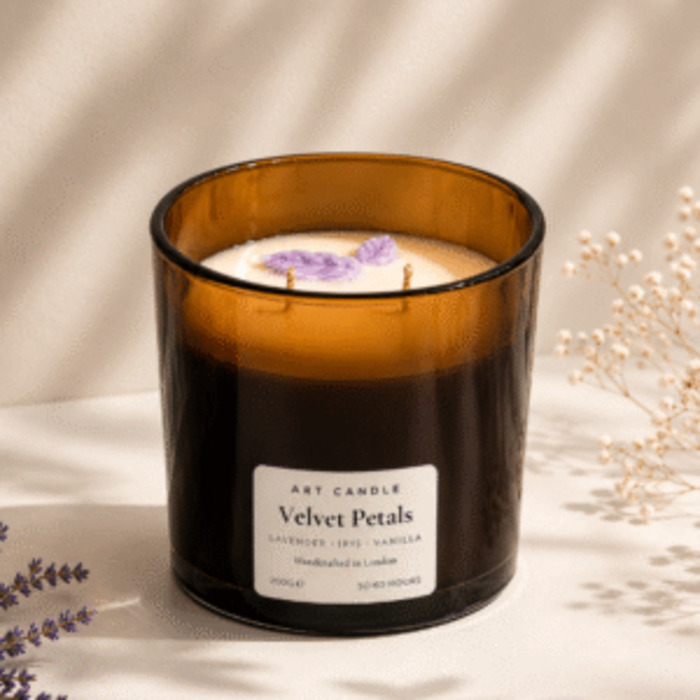 Crimson Bloom Luxury Jar Candle