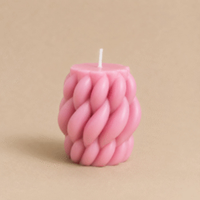 Floating Floral Glass Candle