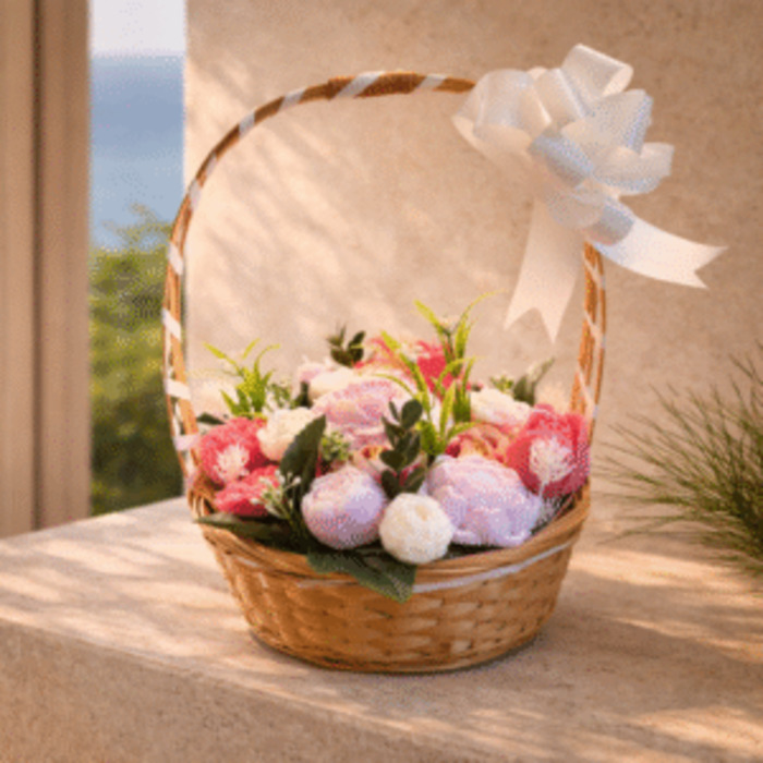 Blush Bloom Floating Flower Candle (Large)