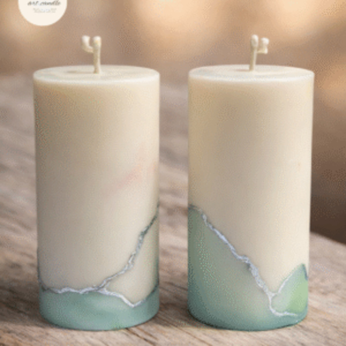Ocean Mist Pillar Candle