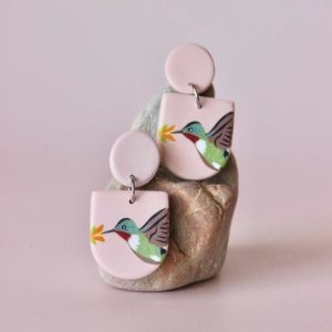 Products: Tui Earrings 1 Handmade Jewellery By Vanessa Fong - Art Collective