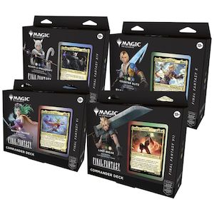 Magic The Gathering: MTG Final Fantasy Play Commander Deck Display PRE-ORDER