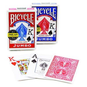 Bicycle Playing Cards - Standard Size, Jumbo Face