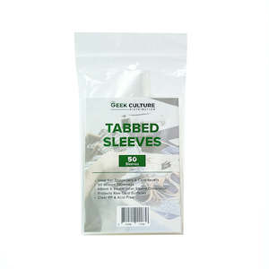 Card Game Accessories: Geek Culture: Tabbed Sleeves 50 pack